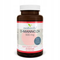 Medverita D-Mannoza 500 mg 50 kapsułek