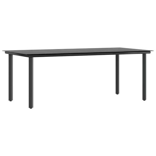 7-częściowy zestaw obiadowy do ogrodu, brązowy polirattan szkło na Arena.pl