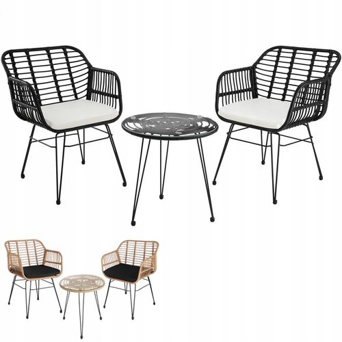 Meble ogrodowe balkonowe Molfetta 2+1 na Arena.pl