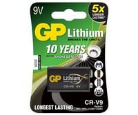 GP LITHIUM BATTERY 9V/CRV9