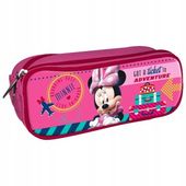 Piórnik szkolny różowy saszetka dla dziewczynki Myszka Minnie Disney
