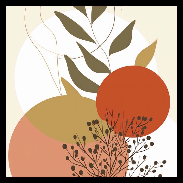 Plakat 30x30cm Impresja Jesieni zdjęcie 2