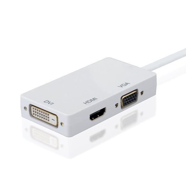 Adapter mini DP DisplayPort na VGA / DVI / HDMI zdjęcie 3