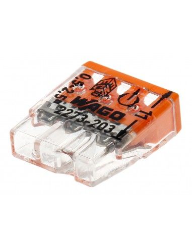 Szybkozłączka WAGO 3x2,5 drut 2273-203 100szt na Arena.pl