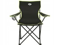 Krzesło turystyczne NILS CAMP NC3044 Czarno-limonkowy