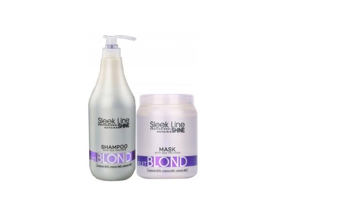 Stapiz SLEEK LINE szampon blond violet 1l zdjęcie 7
