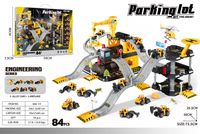 ZESTAW PARKINGOWY DLA MAŁYCH BUDOWNICZYCH Z AKCESORIAMI