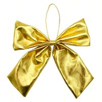 DUŻA ZŁOTA KOKARDA NA PREZENT DEKORACJA NA CHOINKĘ KOKARDKA NA DRZWI 20 cm