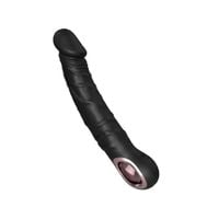 wibrator jump-o czarny silikonowy realistyczny usb wodoodporny