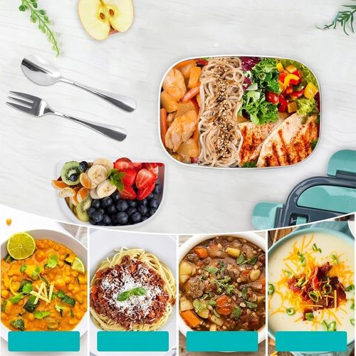 ELEKTRYCZNY LUNCHBOX 1.5L 80W PODGRZEWACZ ŻYWNOŚCI DO TORBA TERMICZNA na Arena.pl