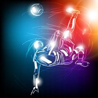 Fototapety piłkarskie piłka nożna 3D GOL 395x280