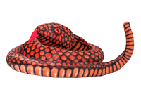 MASKOTKA PLUSZOWA WĄŻ CZERWONY