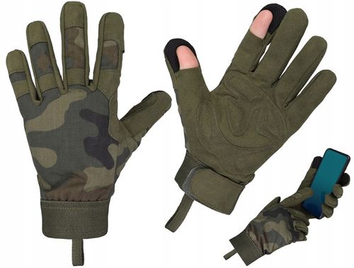 RĘKAWICE RĘKAWICZKI TAKTYCZNE DOMINATOR ARMY DO SMARTFONU PL CAMO WZ.93 L na Arena.pl