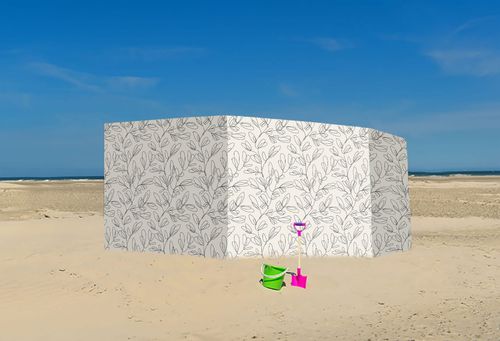 PARAWAN PLAŻOWY Minimalis. listki z indywidualnym napisem 4 PANELE 53.4 na Arena.pl