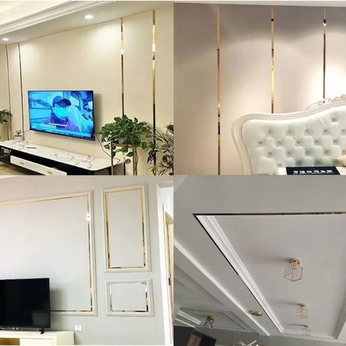 LISTWA DEKORACYJNA OZDOBNA ZŁOTA PVC 21mm GOLD 10 METRÓW SAMOPRZYLEPNA na Arena.pl