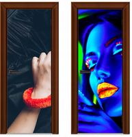 Naklejka samoprzylepna Okleina na Drzwi Szafę 3D