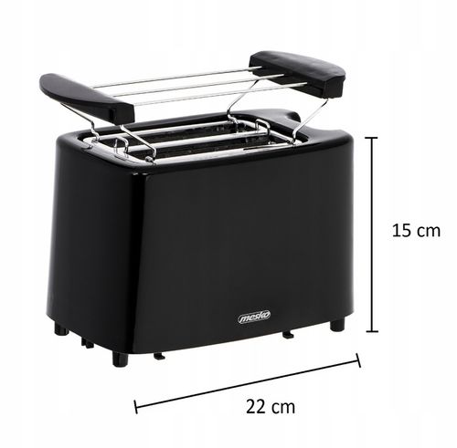 TOSTER PODWÓJNY CZARNY OPIEKACZ SANDWICH 900W na Arena.pl