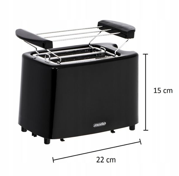 TOSTER PODWÓJNY CZARNY OPIEKACZ SANDWICH 900W zdjęcie 12