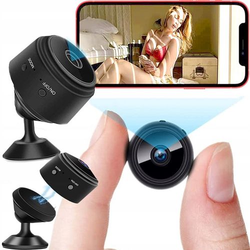 Mini Kamera Szpiegowska Full HD WIFI ukryta 91 DETEKCJA NIANIA DYSKRETNA na Arena.pl