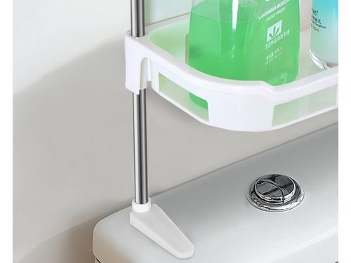 REGAŁ ŁAZIENKOWY NAD SEDES TOALETOWY WC WOLNOSTOJĄCY 2 PÓŁKI PÓŁKA TOALETA na Arena.pl