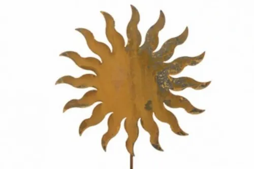 Słońce dekoracja metalowa do ogrodu 117 cm na Arena.pl