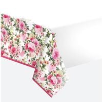 Obrus papierowy Bukiet Różowe Kwiaty, 120x180 cm
