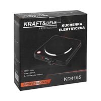 KUCHENKA PRZENOŚCNA ELEKTRYCZNA TURYSTYCZNA 2000W PODRĘCZNA JEDNOPALNIKOWA