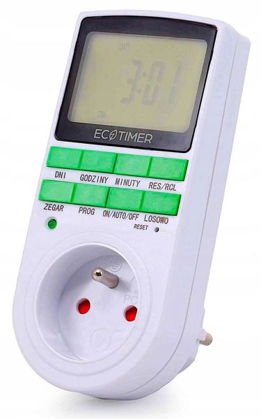 PROGRAMATOR CZASOWY WŁĄCZNIK WYŁĄCZNIK TIMER CYFROWY LCD - Polskie Menu zdjęcie 4