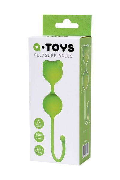 Pleasure Balls A-Toys Green zdjęcie 4