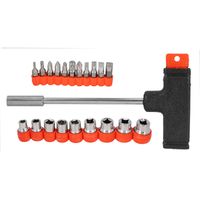 Wkrętak Uchwyt 'T' 21 Końcówek I Nasadek Blister