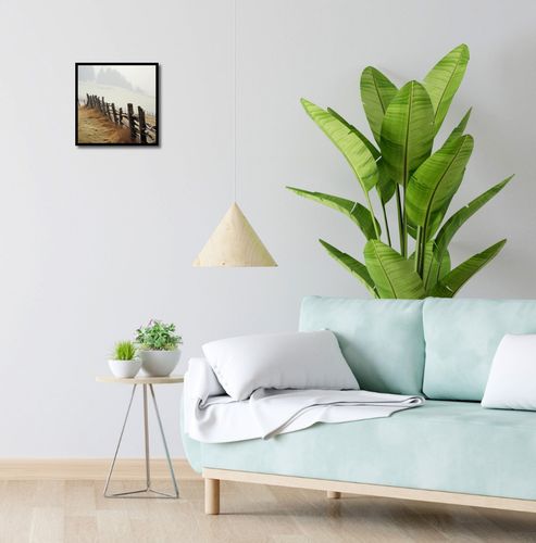 Plakat 30x30cm Spowity Mgłą na Arena.pl