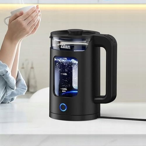 CZAJNIK ELEKTRYCZNY SZKŁO CZARNY 1,5L 1650W na Arena.pl