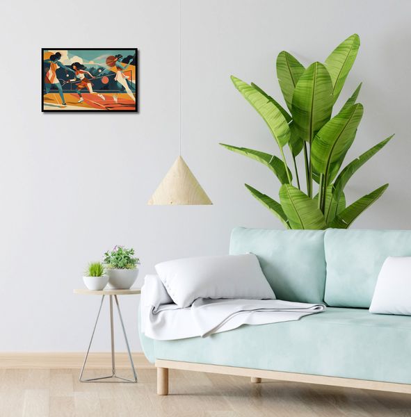 Plakat 45x30cm Mistrzynie Kortu zdjęcie 4