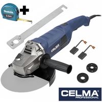 Szlifierka kątowa CELMA Pro PRAg 230GEO 2500W 230mm + miara MAKITA 3,5m