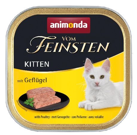 Animonda vom Feinsten Cat Kitten z Drobiem tacka 100g na Arena.pl