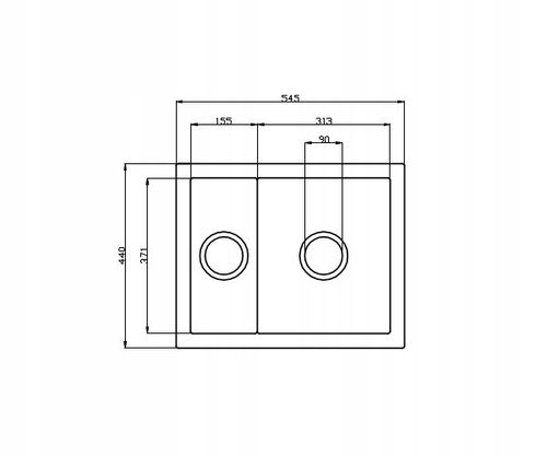 Zlewozmywak podblatowy AQVA PRO czarny metalik na Arena.pl