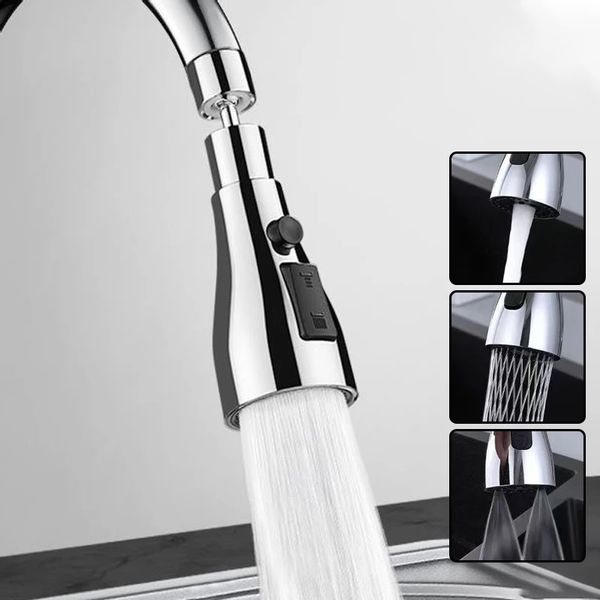 PRZEDŁUŻACZ KRANU KUCHENNEGO AERATOR PERLATOR ADAPTER DO BATERII 3 FUNKCJE zdjęcie 3