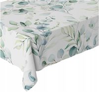 OBRUS PLAMOODPORNY NA STÓŁ 140X260 CM GŁADKI MATOWY GRUBY DEKORACYJNY 073