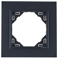 Efapel animato ramka 1-krotna czarny/czarny 90910 KRR