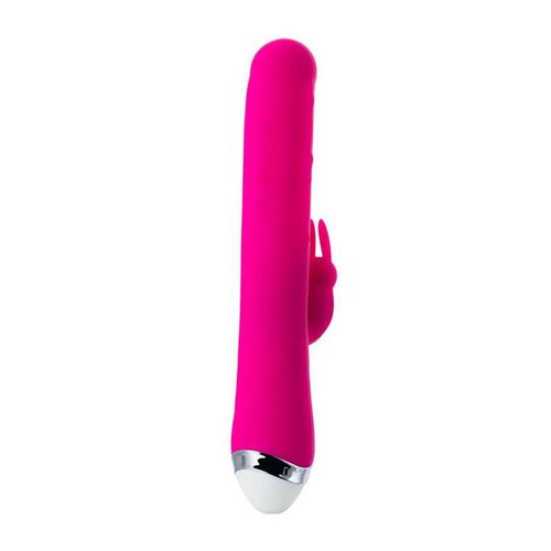 jos balle, vibrator with clitoral stimulator with moving balls, silicone na Arena.pl