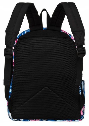 miejski plecak szkolny z wytrzymałego poliestru w roślinny wzór - peterson na Arena.pl