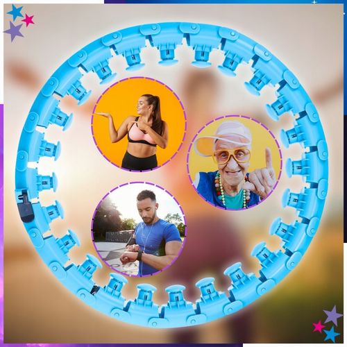 HULA HOP z Obciążeniem Odchudzające Obciążnikiem z Wypustkami SMART HULAHOP na Arena.pl