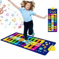 MATA MUZYCZNA ELEKTRONICZNA DO TAŃCZENIA PIANINKO GRA TANECZNA DLA DZIECI