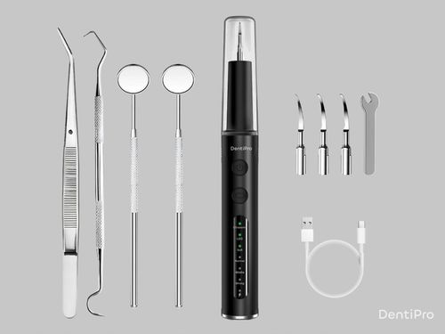 Skaler Ultradźwiękowy Do Zębów - 4 tryby do usuwania kamienia nazębnego na Arena.pl