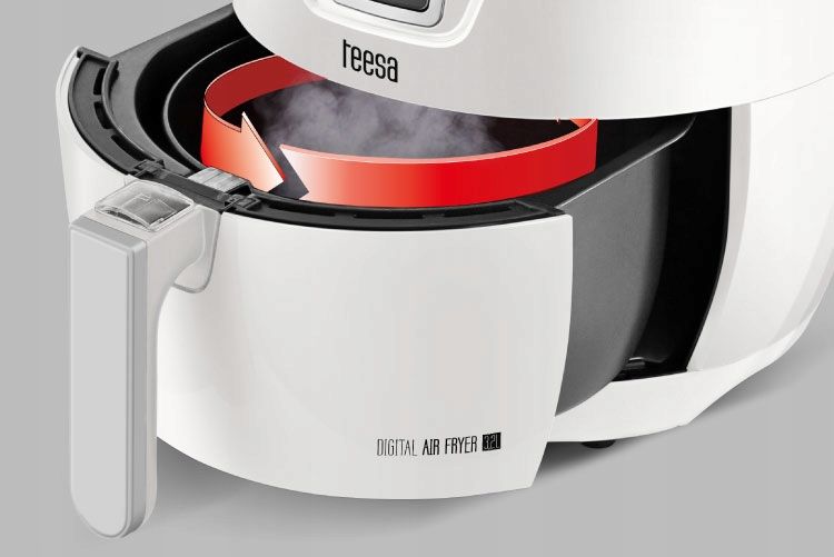 Frytkownica beztłuszczowa Teesa DIGITAL 3,2L 1400W zdjęcie 8