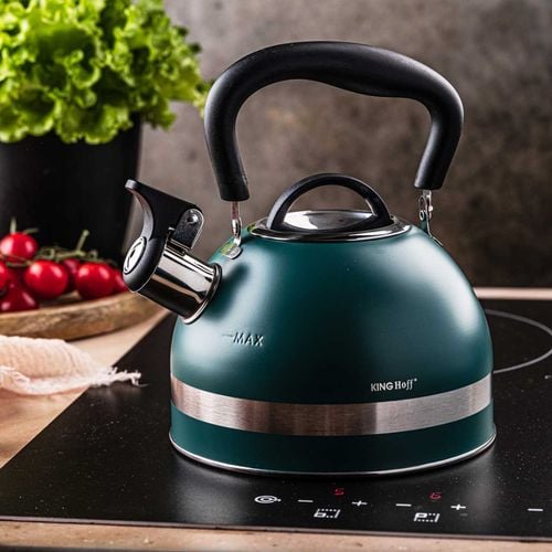 czajnik 1,8l z gwizdkiem kinghoff kh-1855 zielony na Arena.pl