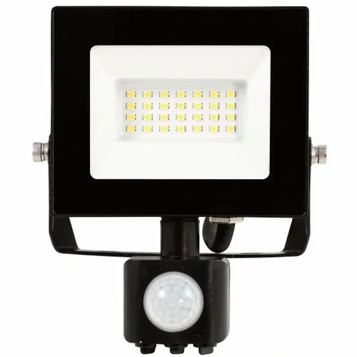 Naświetlacz LED 20W=130W 2080lm Halogen Reflektor Slim Lampa Czujnik Ruchu na Arena.pl