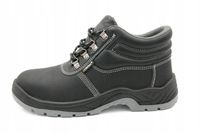 BUTY ROBOCZE OCHRONNE LEKKIE OBUWIE SKÓRZANE TRZEWIKI WYTRZYMAŁE OB R43