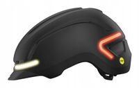 Kask Rowerowy Miejski Giro Ethos Integrated Mips Led Matte Black - L (59-63