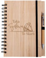 Zestaw Notatnik A5 notes PERSONALIZOWANY GRAWER prezent DLA szefowej